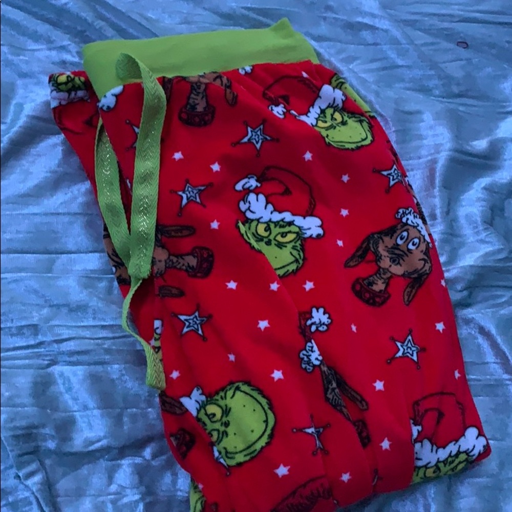 Walmart grinch pajama pants